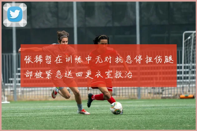 张稀哲在训练中无对抗急停扭伤腿部被紧急送回更衣室救治